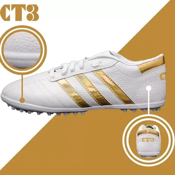 GIÀY CT3 BA SỌC DA NHĂN