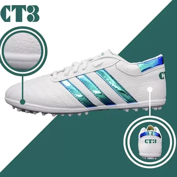 GIÀY CT3 BA SỌC DA NHĂN