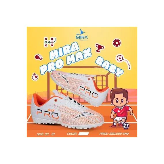 GIÀY MIRA PRO MAX TF TRẺ EM