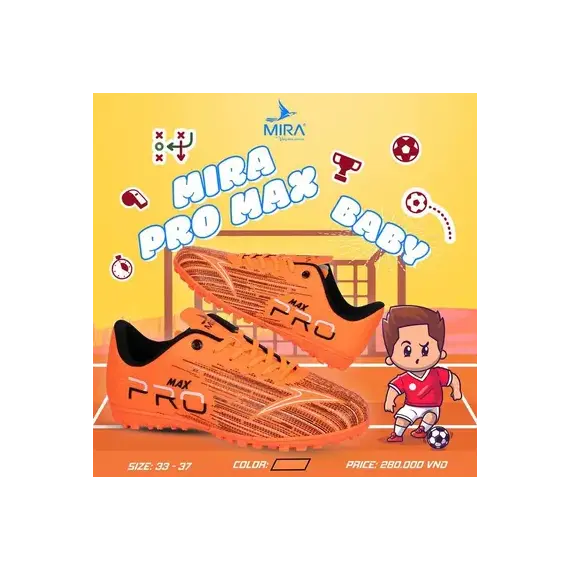 GIÀY MIRA PRO MAX TF TRẺ EM