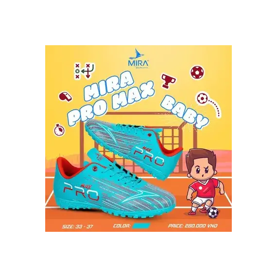 GIÀY MIRA PRO MAX TF TRẺ EM