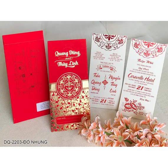 DQ-2203 ĐỎ NHUNG.