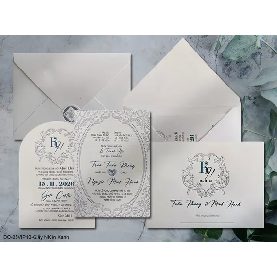 DQ-25VIP10-GIẤY NK IN XANH