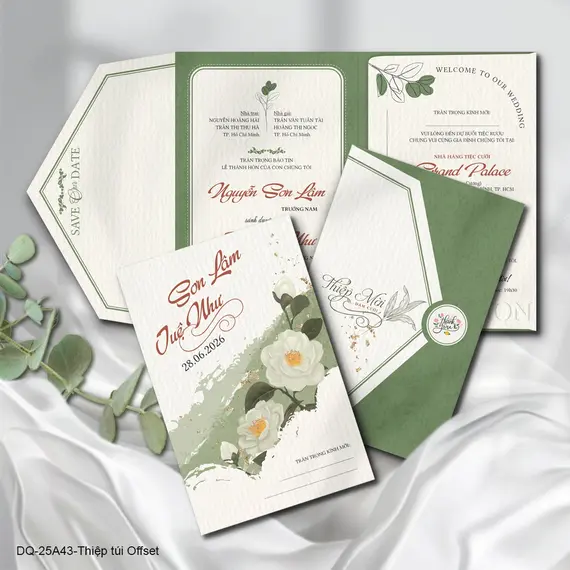 DQ-25A43 THIỆP TÚI OFFSET