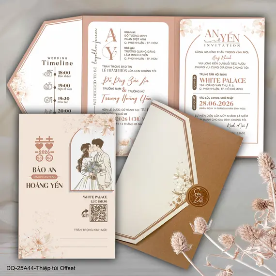 DQ-25A44 THIỆP TÚI OFFSET