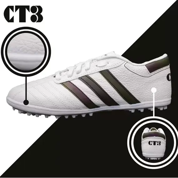 GIÀY CT3 BA SỌC DA NHĂN