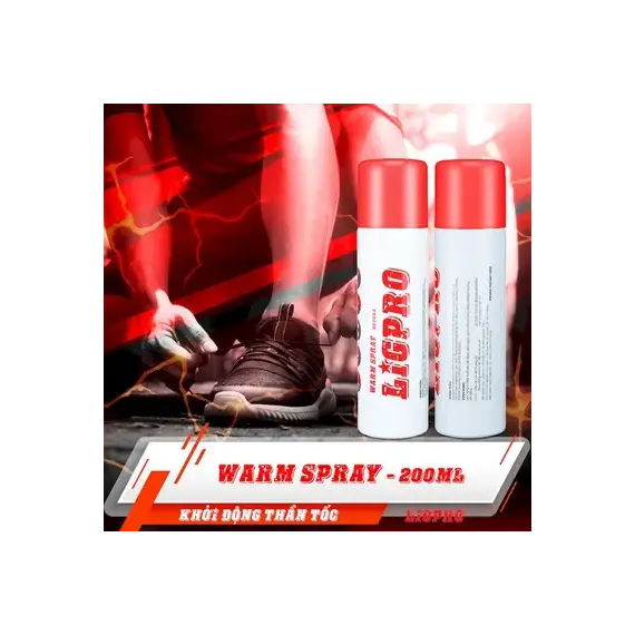 XỊT NÓNG - WARM SPRAY LIGPRO (200ML/CHAI)