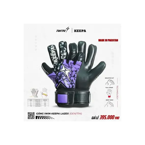 GĂNG TAY THỦ MÔN IWIN KEEPA LAZEX