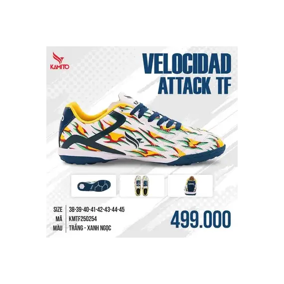GIÀY KAMITO VELOCIDAD ATTACK TF