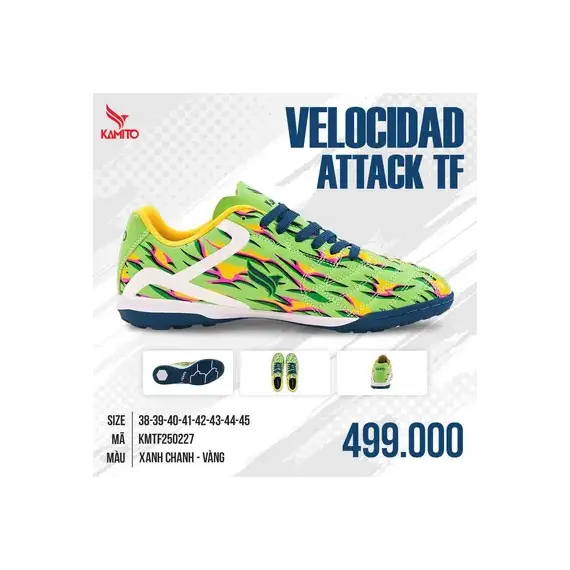 GIÀY KAMITO VELOCIDAD ATTACK TF