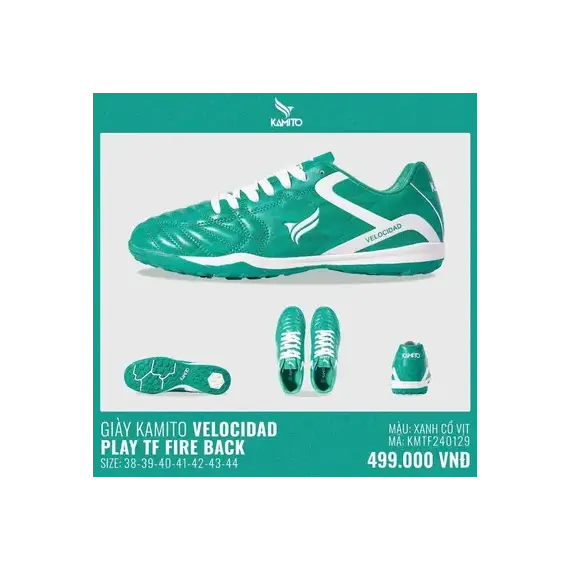 GIÀY KAMITO VELOCIDAD PLAY TF FIRE BACK
