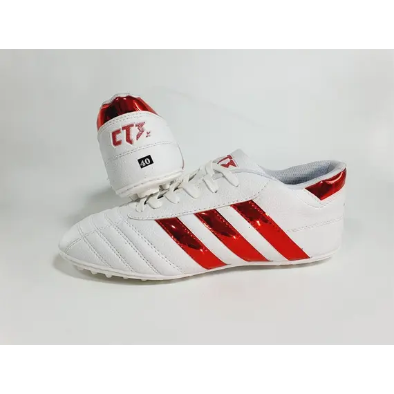 GIÀY 3 SỌC CT3 TRẮNG SỌC ĐỎ