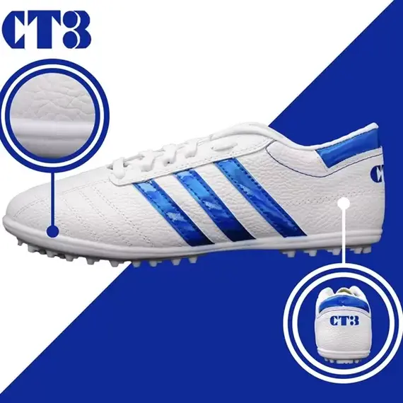 GIÀY CT3 BA SỌC DA NHĂN