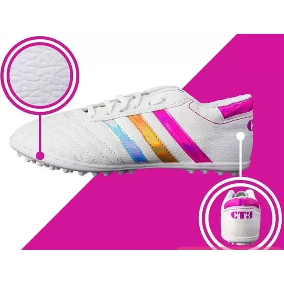 GIÀY CT3 BA SỌC DA NHĂN