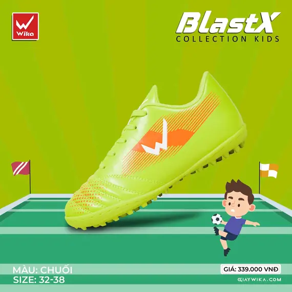 GIÀY ĐÁ BÓNG TRẺ EM BLASTX WIKA