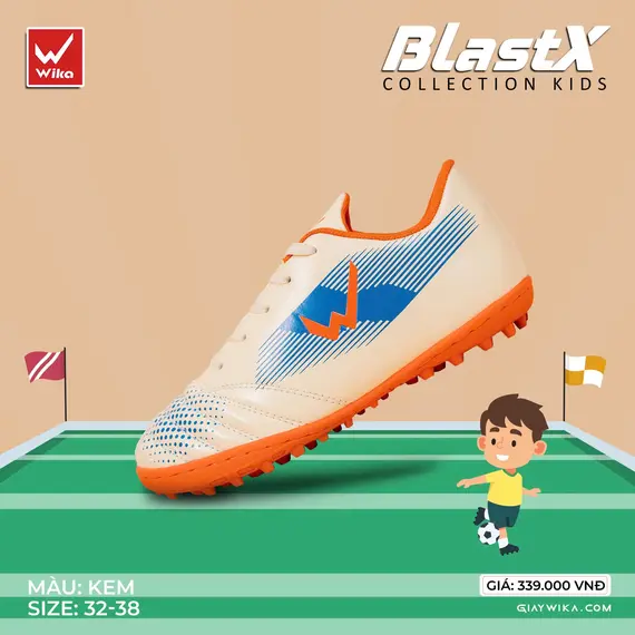 GIÀY ĐÁ BÓNG TRẺ EM BLASTX WIKA