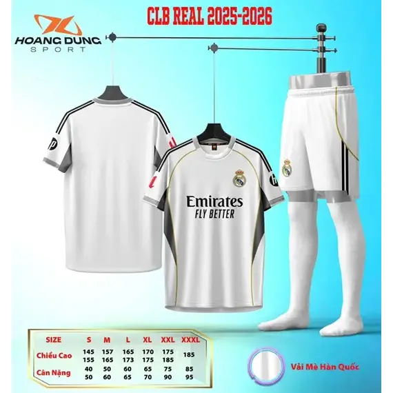 QA BÓNG ĐÁ CLB REAL HD