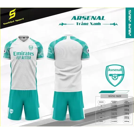 QA BÓNG ĐÁ CLB ARSENAL SAO VIỆT