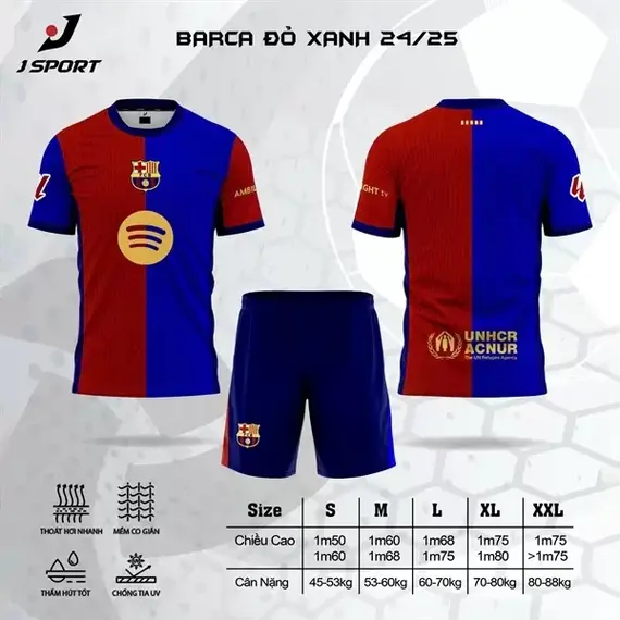 QA BÓNG ĐÁ CLB BARCA JP