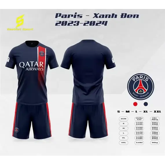 QA BÓNG ĐÁ CLB PSG SAO VIỆT