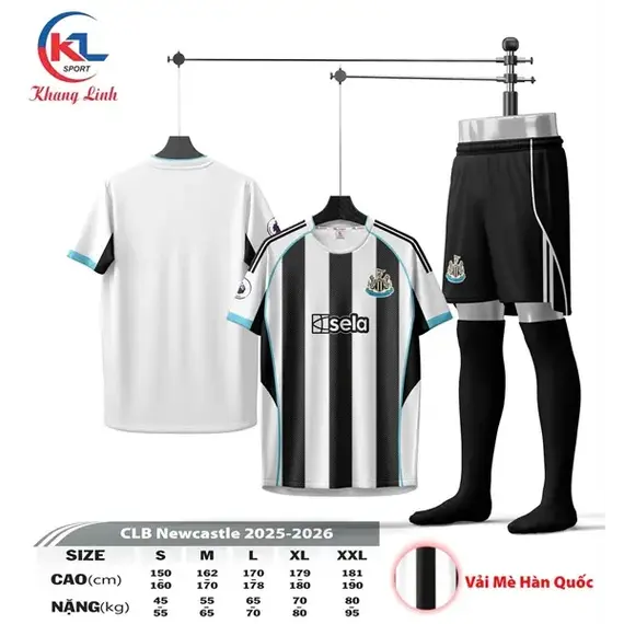 QA BÓNG ĐÁ CLB NEWCASTLE KL