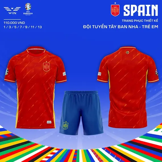 TÂY BAN NHA ĐỎ TRẺ EM 2024-2025 CP