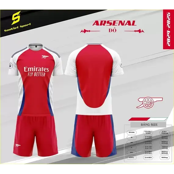 QA BÓNG ĐÁ CLB ARSENAL SAO VIỆT