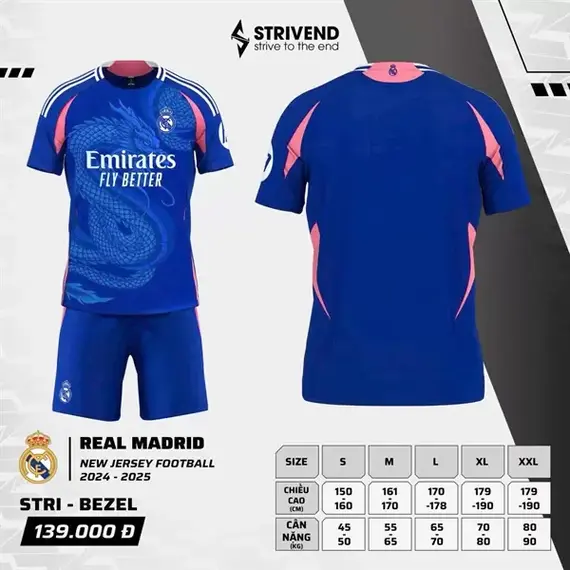 QA BÓNG ĐÁ REAL STRIVEND