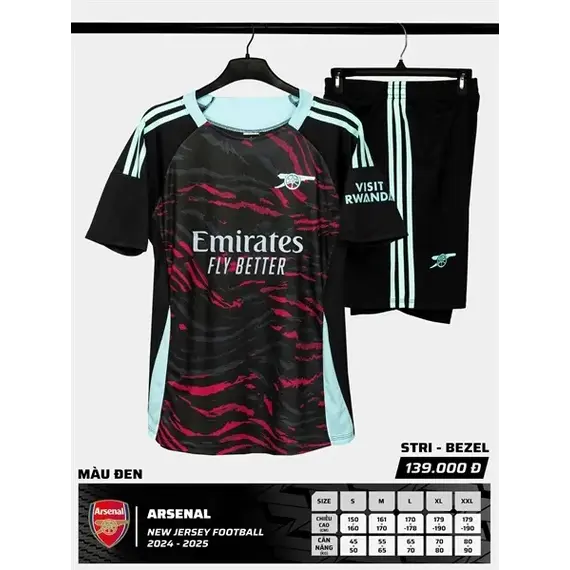 QA BÓNG ĐÁ ARSENAL STRIVEND