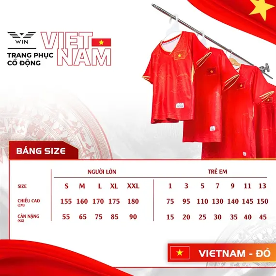 VIỆT NAM ĐỎ TRẺ EM CP 2024-2025