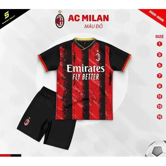 TRẺ EM CLB AC MILAN SAO VIỆT