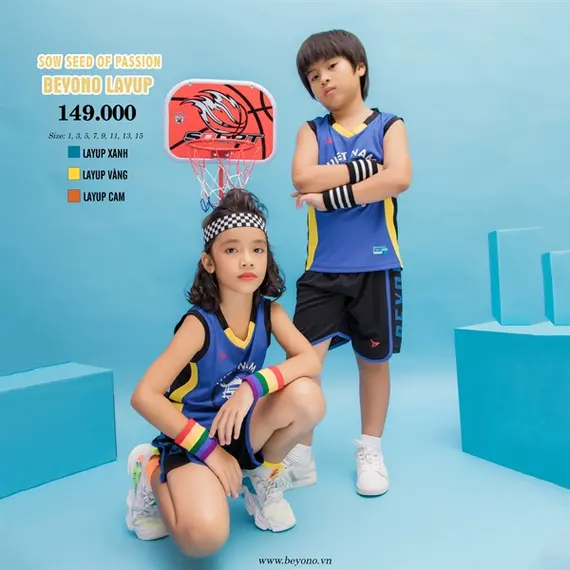 TRẺ EM LAYUP XANH BÍCH BEYONO