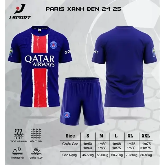 QA BÓNG ĐÁ CLB PSG JP