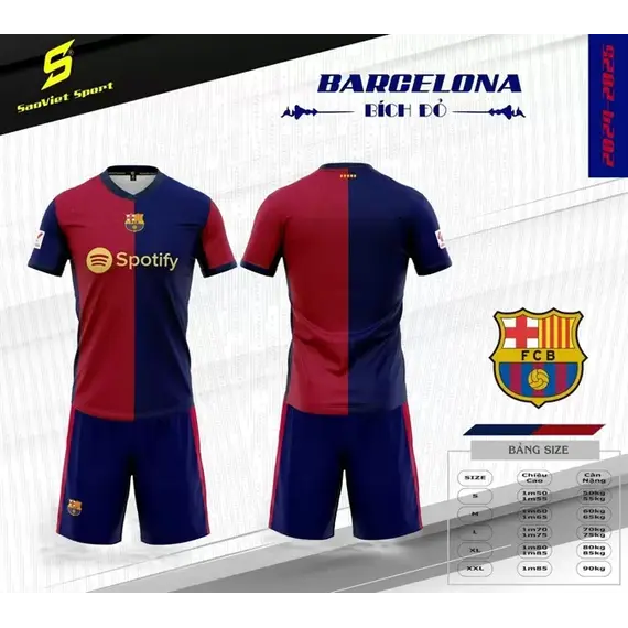 QA BÓNG ĐÁ CLB BARCA SAO VIỆT