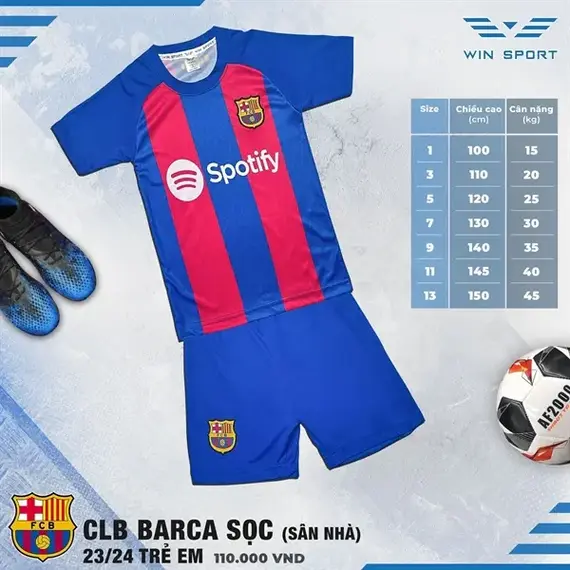 TRẺ EM CLB BARCA CP