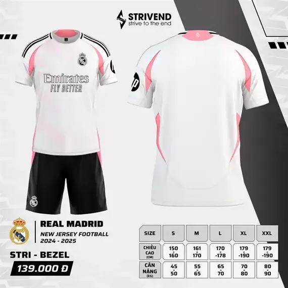 QA BÓNG ĐÁ REAL STRIVEND