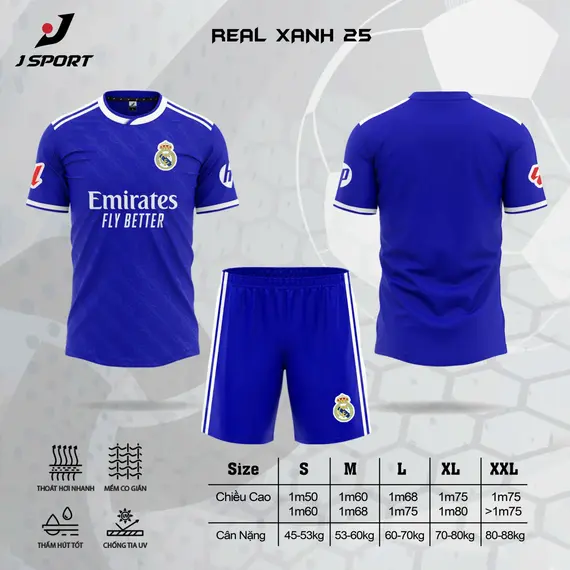 QA BÓNG ĐÁ CLB REAL JP