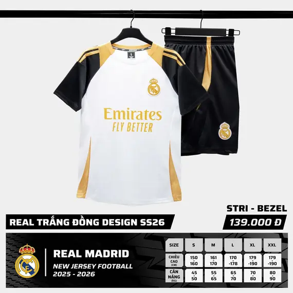 QA BÓNG ĐÁ REAL STRIVEND