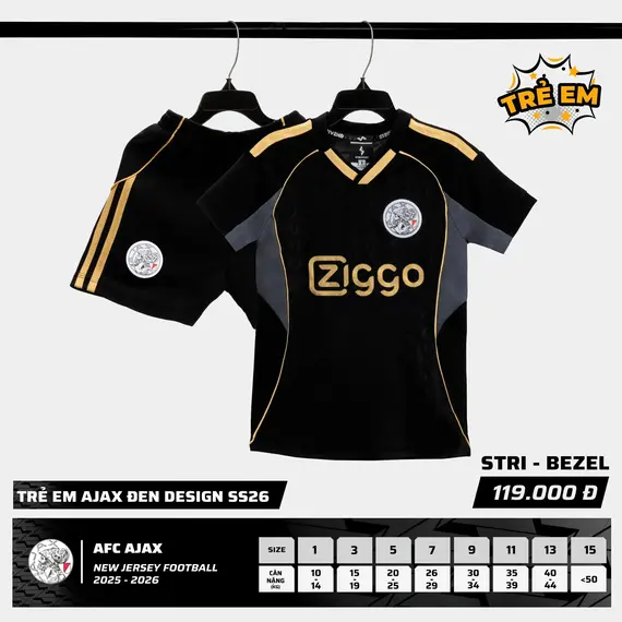 QA BÓNG ĐÁ TRẺ EM CLB AJAX STRIVEND