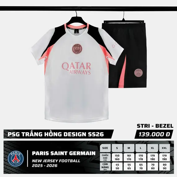 QA BÓNG ĐÁ CLB PSG STRIVEND