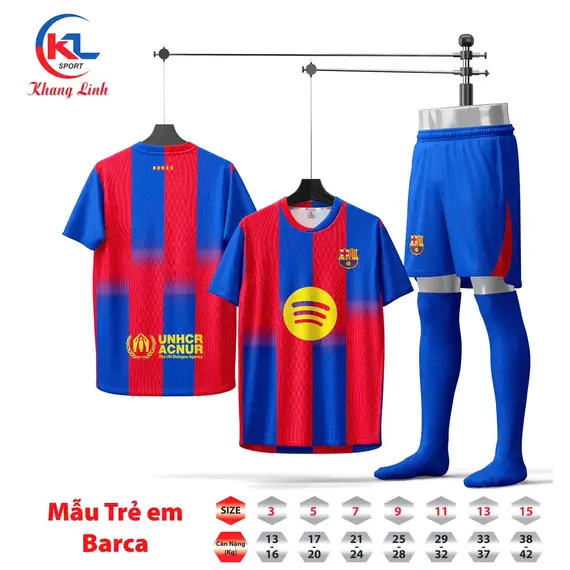 TRẺ EM CLB BARCA KL