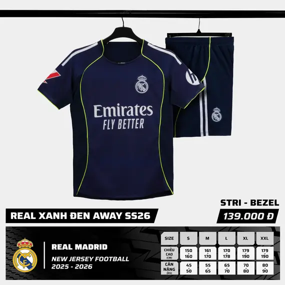 QA BÓNG ĐÁ REAL STRIVEND