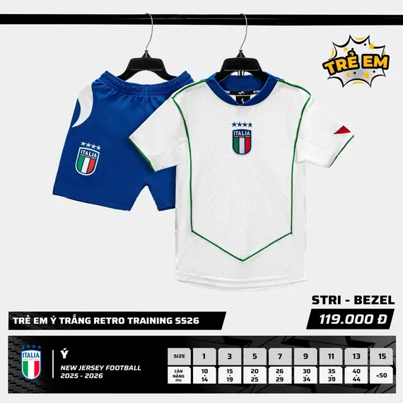 QA BÓNG ĐÁ TRẺ EM ĐT Ý STRIVEND