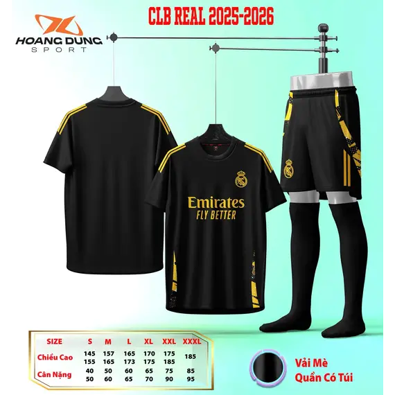 QA BÓNG ĐÁ CLB REAL HD