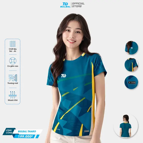 ÁO THỂ THAO THARO NỮ PICKLEBALL, CẦU LÔNG BULBAL